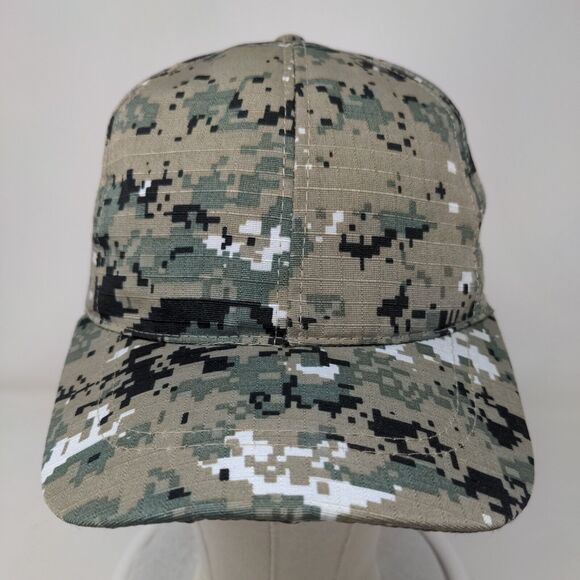 True Gear North Strapback Hat Camouflage One Size Adjustable 6 Panel Blank - Picture 2 of 7